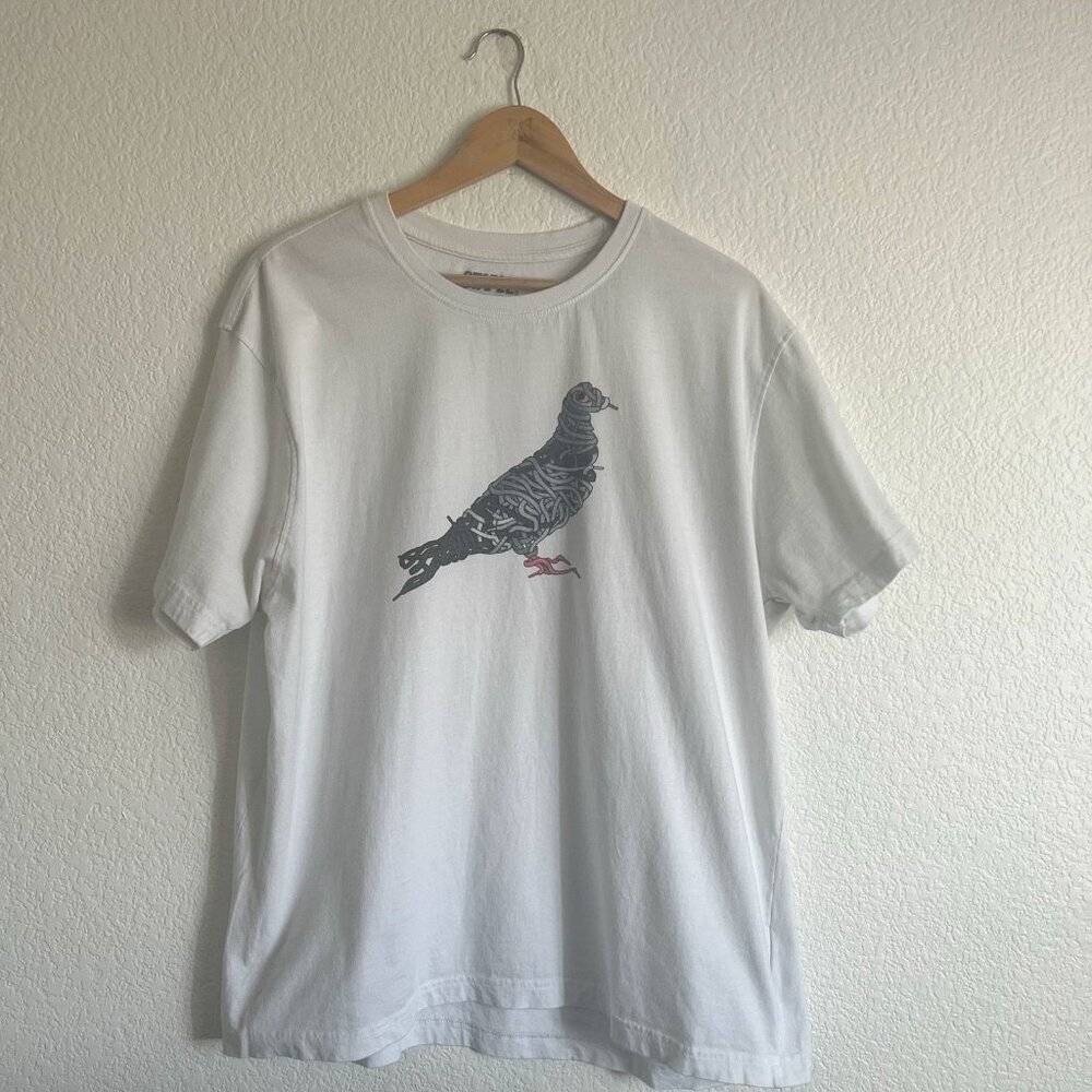 Staple Pigeon XL Casual Men’s White T-Shirt